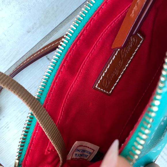 Dooney and Bourke turquoise cross body handbag - Picture 5 of 5